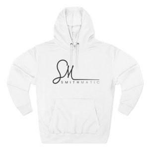 SmithMatic Signature Hoodie — Minimal Script Logo Fleece Hoodie