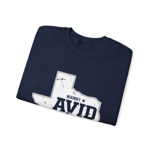Texas AVID Family Crewneck Sweatshirt — McKinney AVID School Spirit Pullover - Image 3